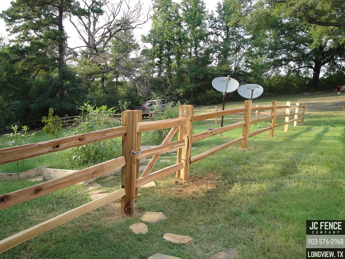 Cedar Split Rail Fencing Builder Longview TX
