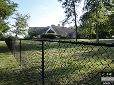 Black Chain Link Fence Longview TX Black Chain Link Fence Longview TX