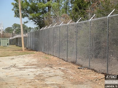 Chain Link Security Fence Security Fence Installation Longview TX